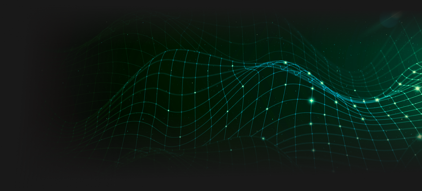 Linhas verdes onduladas Linhas verdes onduladas